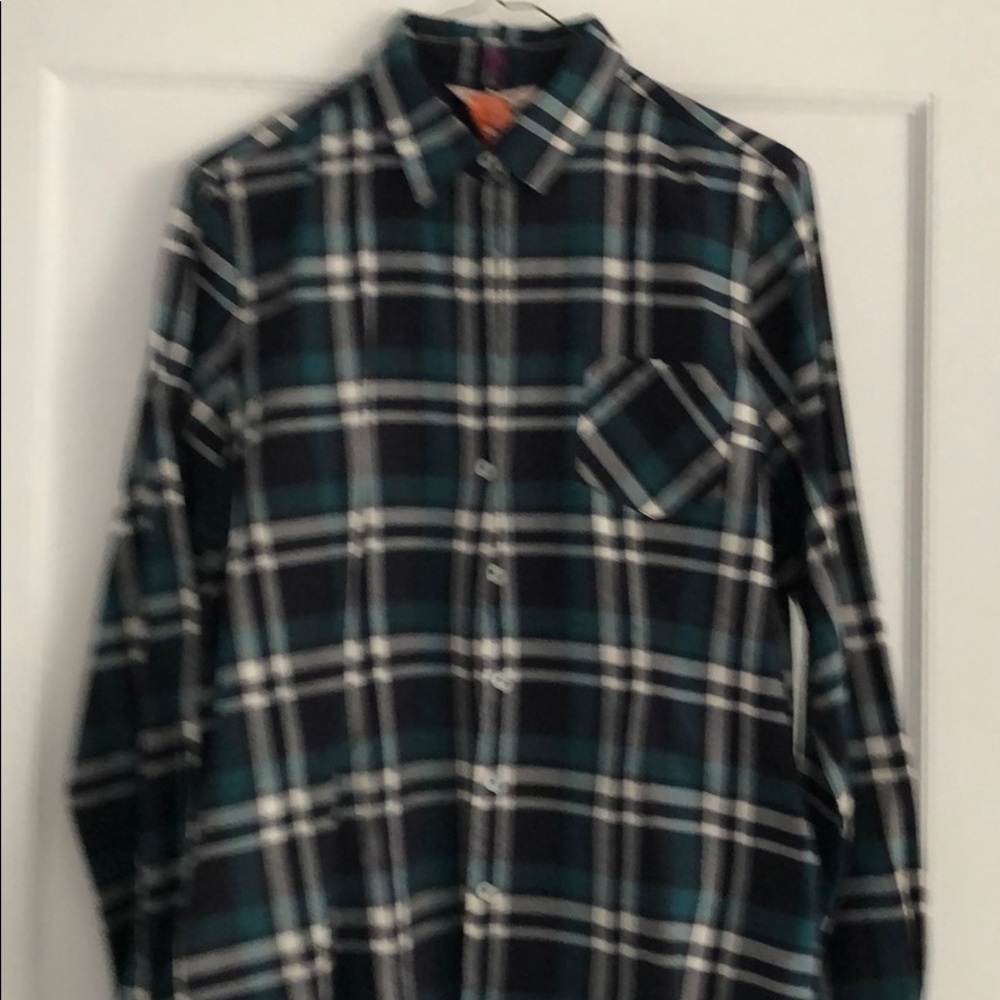 Woman’s brooks brothers flannel shirt